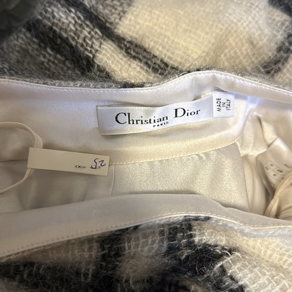 Christian Dior Mid length Draped Mohair Wool and Silk Skirt - Picture 7 of 9